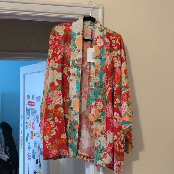 Spell Delilah Short Kimono Robe